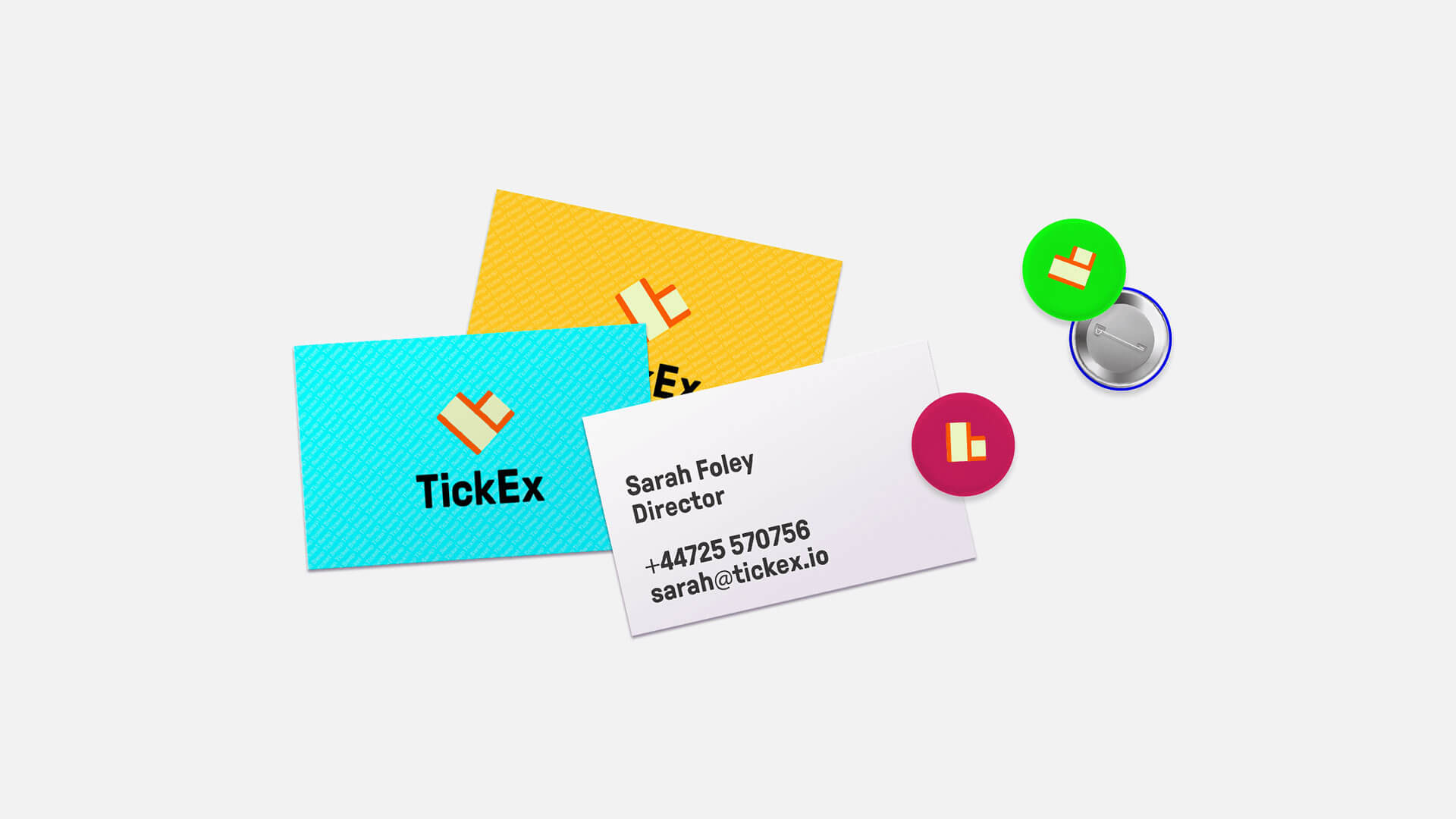 TickEx Business Cards